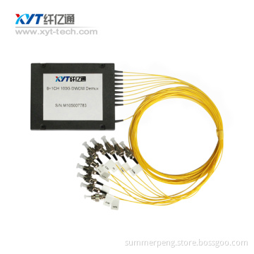 High quality MUX/DEMUX 8+1 channel DWDM Module